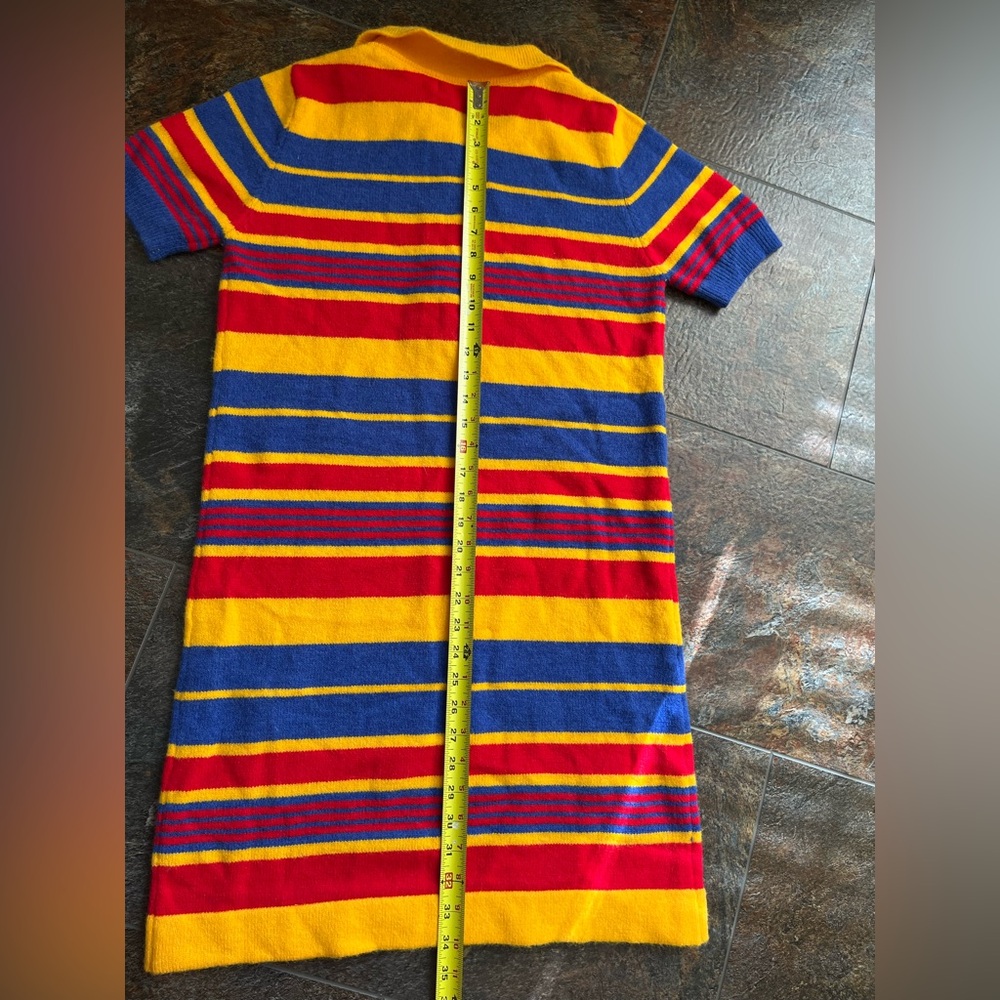New women’s Cider sweater stripe short sleeve collar retro inspo.Large - Picture 10 of 12